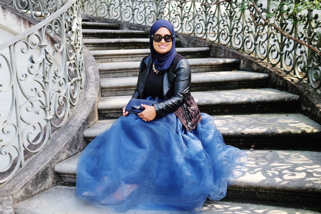 Tulle skirts and hijab